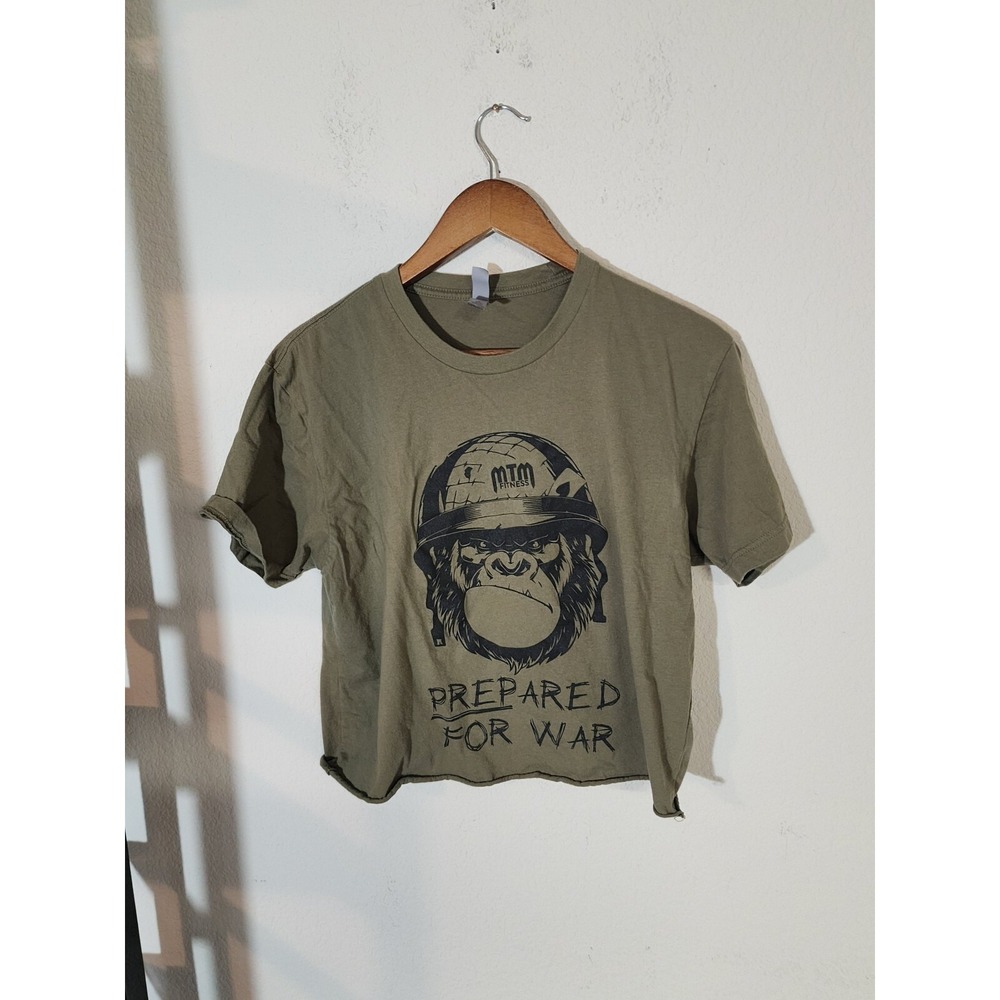 next level apparel medium gym workout shirt gorilla men's or women's sku5
